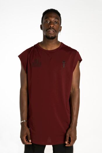 T-SHIRT LOW GROOVE — ROUGE - Rouge 1