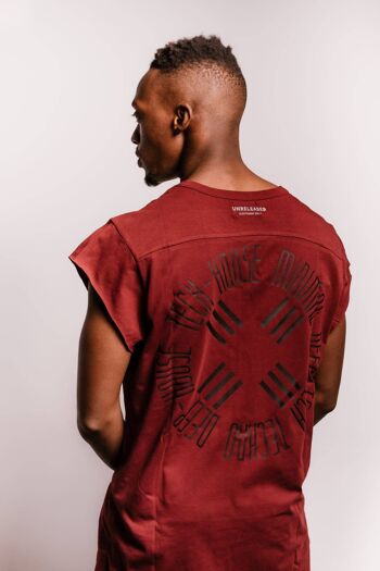T-SHIRT LOW GROOVE — ROUGE - Rouge 2