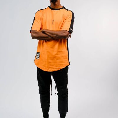 T-Shirt Oversize UNRELEASED U21 “U002" - Arancione elettrico/Arancio elettrico