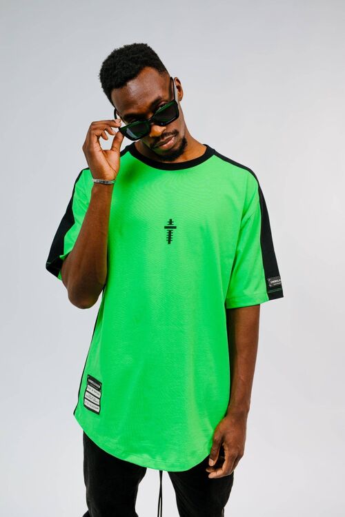 Oversize T-Shirt UNRELEASED U21 “U003" - Electric Green/Electric Green