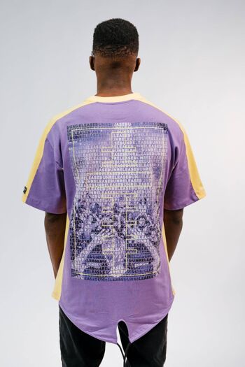 T-Shirt Oversize UNRELEASED U21 "U004" - Violet Jaune/Violet Jaune 2