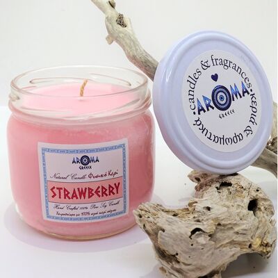 Aroma Jar Strawberry Soy Candle