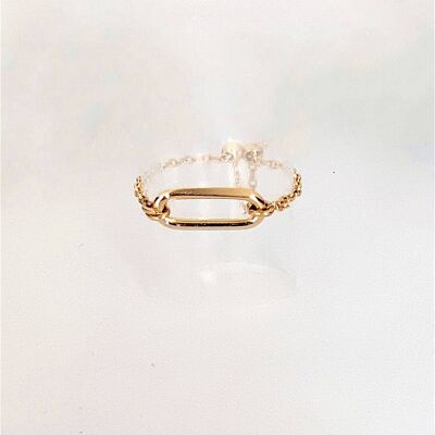 2 anillos ajustables de cadena Juliet