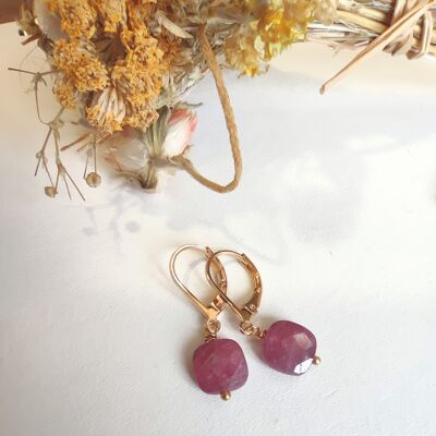 ANIA Ruby earrings from India