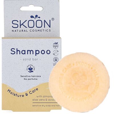 Shampoo solido sensibile all'umidità e alla cura