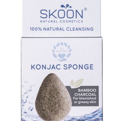 Spugna Konjac Carbone di bambù