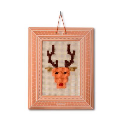 Embroidery kit reindeer