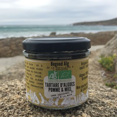 Apple and honey seaweed tartare