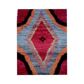 Tapis Moelleux Berbère Cornell Rouge 3