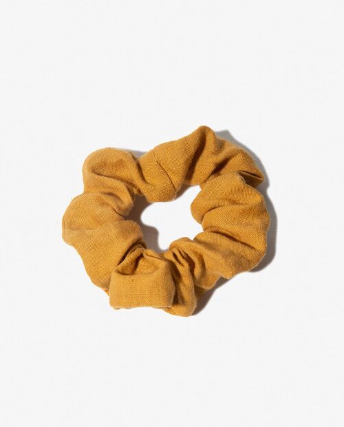 Scrunchie individual en diferentes colores - Mostaza