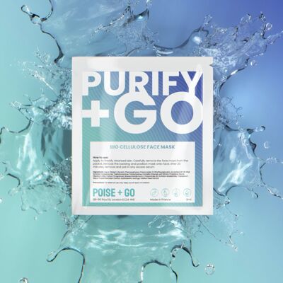 Purify + Go - Bio Cellulose Face Mask