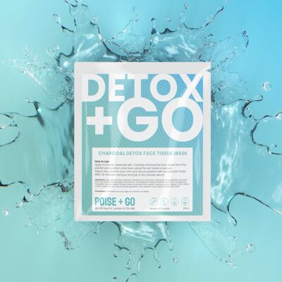 Detox + Go - Charcoal Face Mask