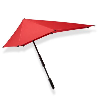 Senz° Large stick storm umbrella passion red