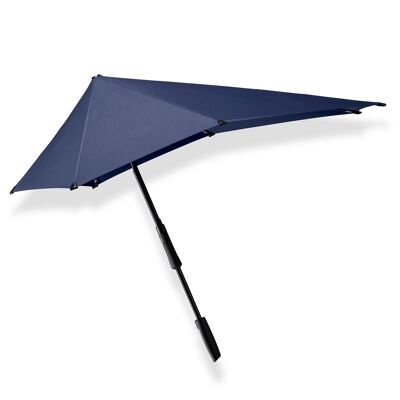 Senz° Large stick storm umbrella midnight blue