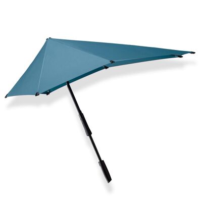 Senz° Large stick storm umbrella spring lake blue