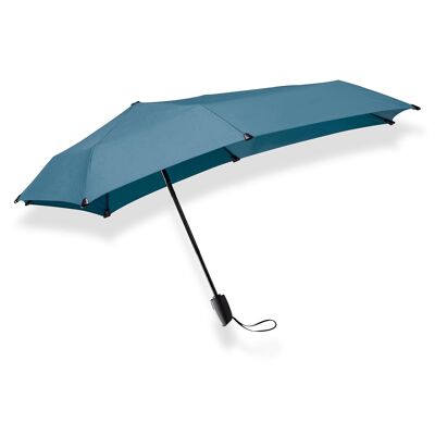 Senz° Mini Automatic foldable storm umbrella spring lake blue