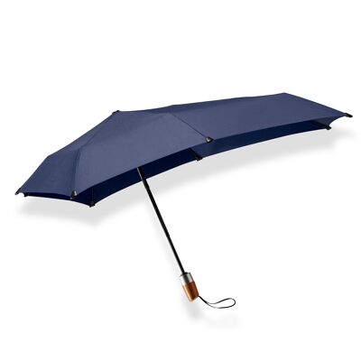 Senz° Mini Automatic Deluxe foldable storm umbrella midnight blue