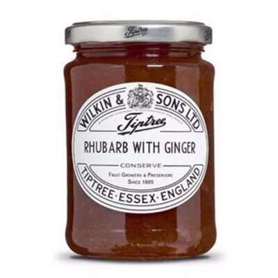 Rhubarb & Ginger Jam 340gr. tiptree