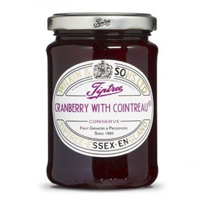 Confiture Myrtille & Cointreau 340gr. tiptree