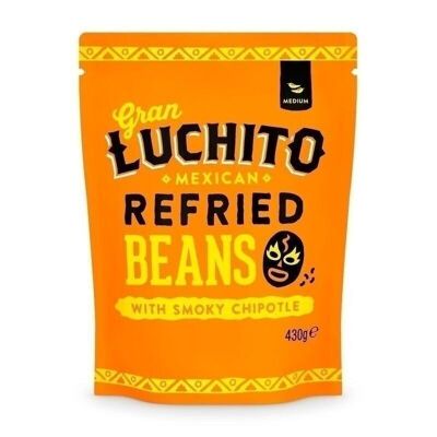 Chipotle Refried Beans 430gr. Luchito