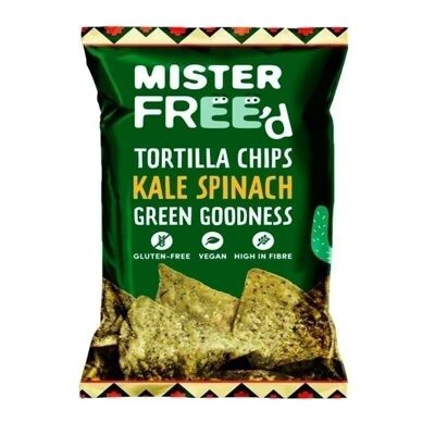 Tortilla chips Kale & Espinacas 135gr. Mr Free'd
