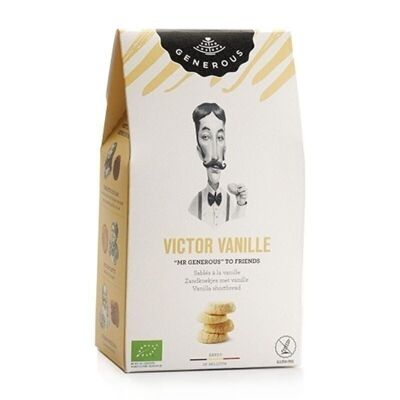 Biscuits ECO au Beurre et à la Vanille (Victor Vanille) 120gr. Généreux