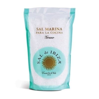 Salt from Ibiza for kitchen grain 1kg. Get out of Ibiza