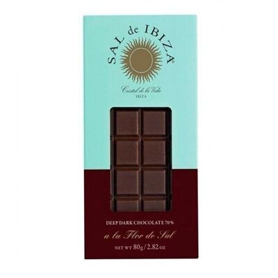 Black Chocolate with Salt from Ibiza Bio 80gr. Get out of Ibiza