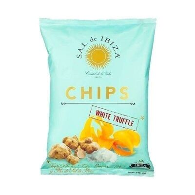 Potato Chips with White Truffle and Ibiza Salt Flower 45gr. Get out of Ibiza