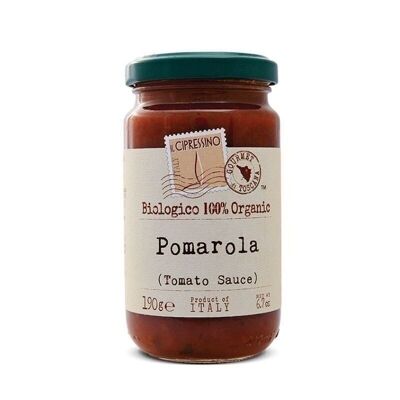 Organic Pomarola Sauce 190gr. Il Cipressino