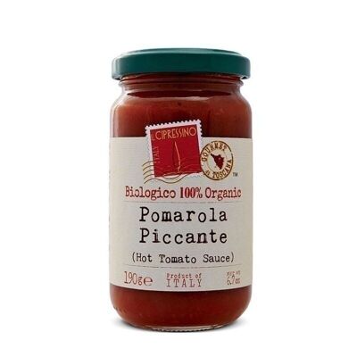 BIO Spicy Pomarola Sauce 190gr. Il Cipressino