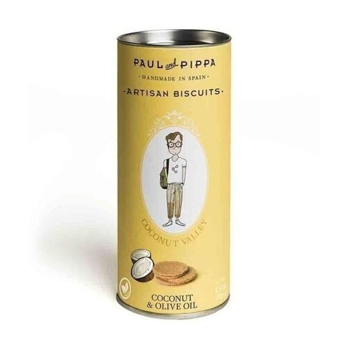 Galletas Canister de Coco 130gr. Paul & Pippa