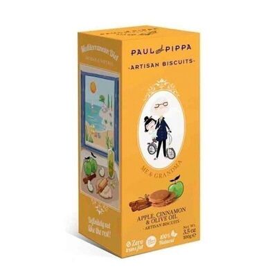 Galletas de Manzana y Canela 130gr. Paul & Pippa