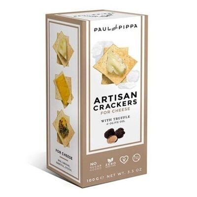 Artisan Crackers with Truffle 130gr. Paul & Pippa