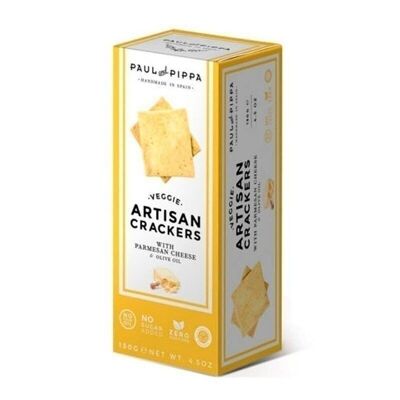 Artisan Crackers with Parmesan 130gr. Paul & Pippa