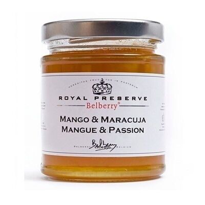 Mango and passion fruit jam 215gr. belberry