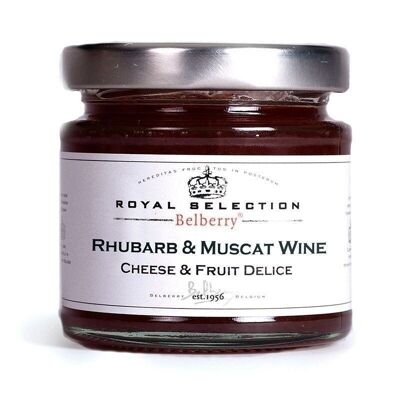 Délice rhubarbe et muscat 130gr. myrtille