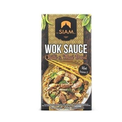 Wok Chili and Basil Sauce 100gr. from SIAM