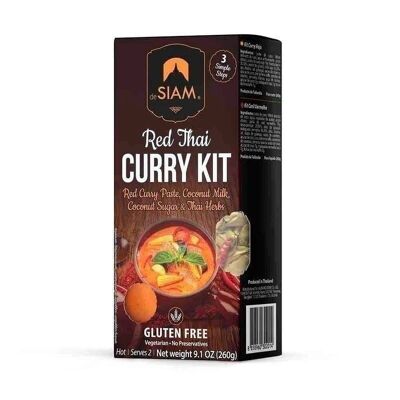 Kit Curry Rouge 260gr. Depuis le SIAM