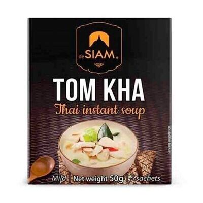 Soupe instantanée Tom Kha 50gr. Depuis le SIAM