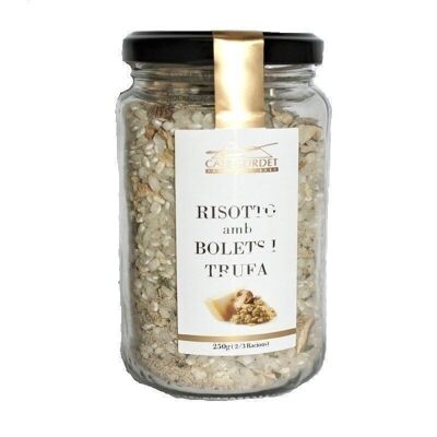 Risotto mit Trüffel und wilden Pilzen 250gr. Cap d’Urdet