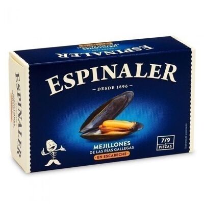 Pickled mussels OL-120 (7/10 pieces). Espinaler