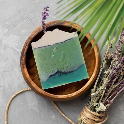 Jabón artesanal Kahai – Aloe vera y menta