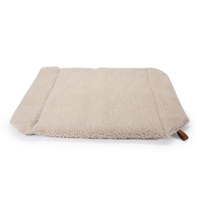 Kuscheldecke aus Teddy und Canvas - L/XL (80cmx 120cm)