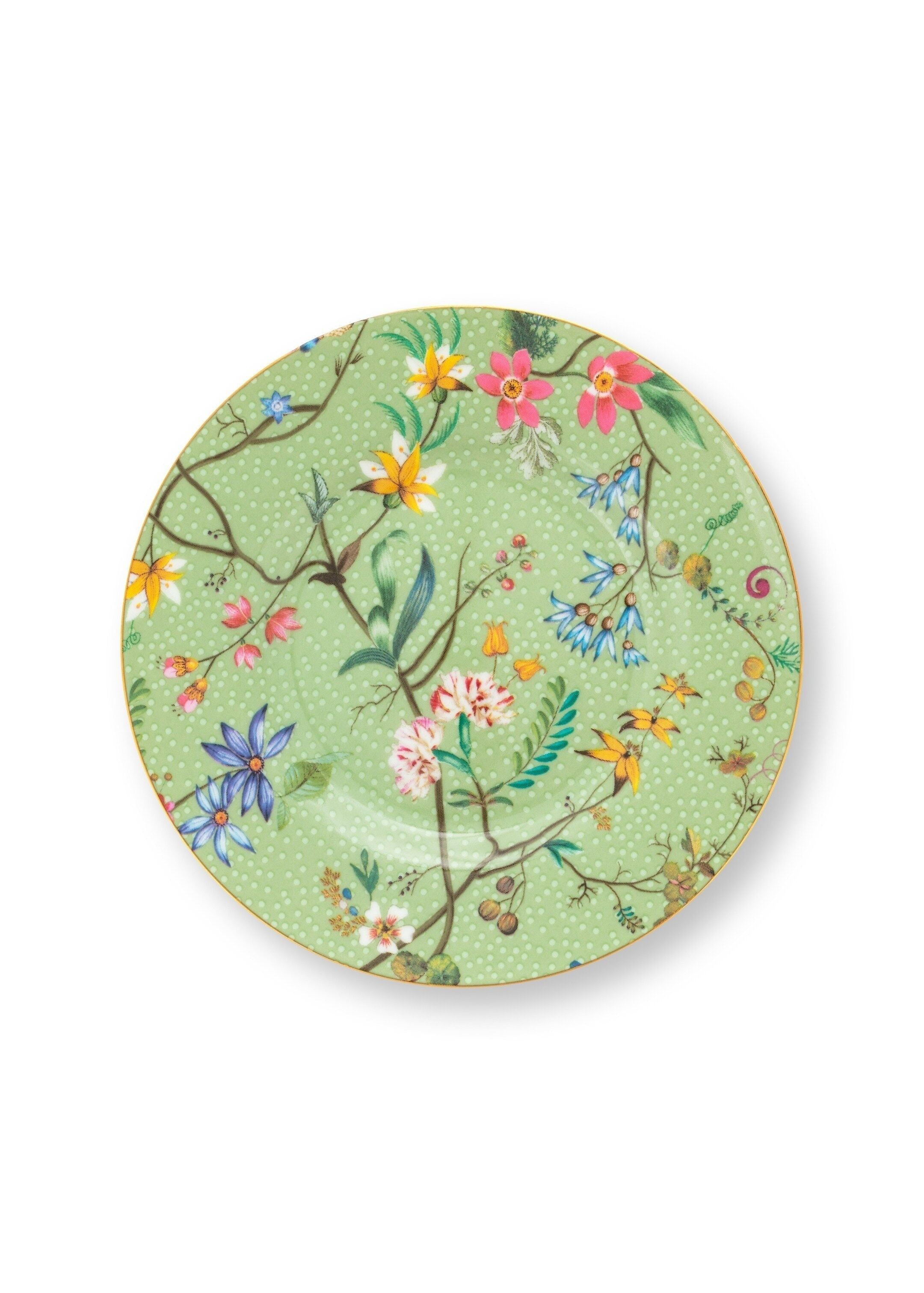 Assiette petit four Jolie Vert - 12cm - PIP STUDIO