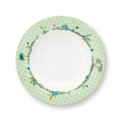 PIP - Bonito plato hondo verde - 21,5cm