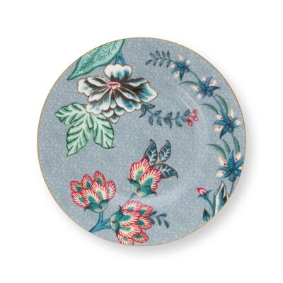 PIP - Plato Flower Festival petit four Azul claro - 12cm