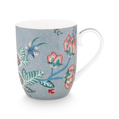 PIP - Small Flower Festival mug Light blue 145ml