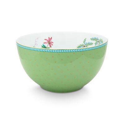 PIP - Jolie green gold polka dot bowl 15cm