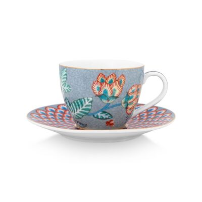 PIP - Pair Flower Festival coffee cup Light blue 120ml